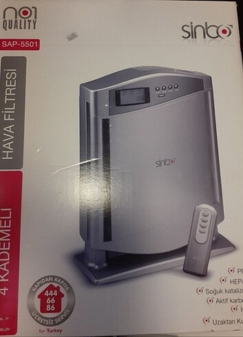 Sinbo 4 kademeli Hava filtresi - Görsel 3