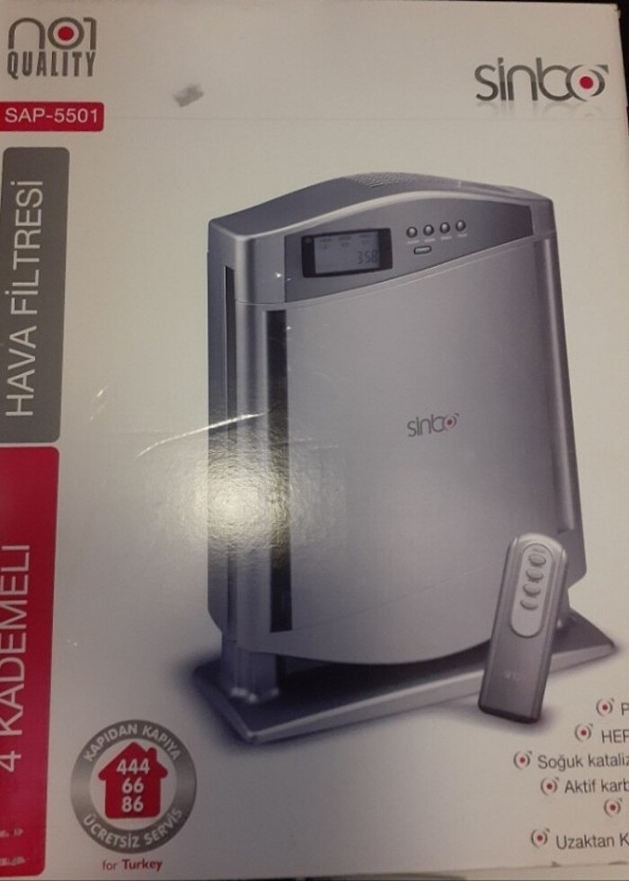 Sinbo 4 kademeli Hava filtresi - Görsel 3