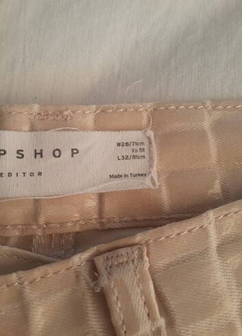 38 Beden ten rengi Renk Topshop marka pantolon ve diğer marka crop sweat