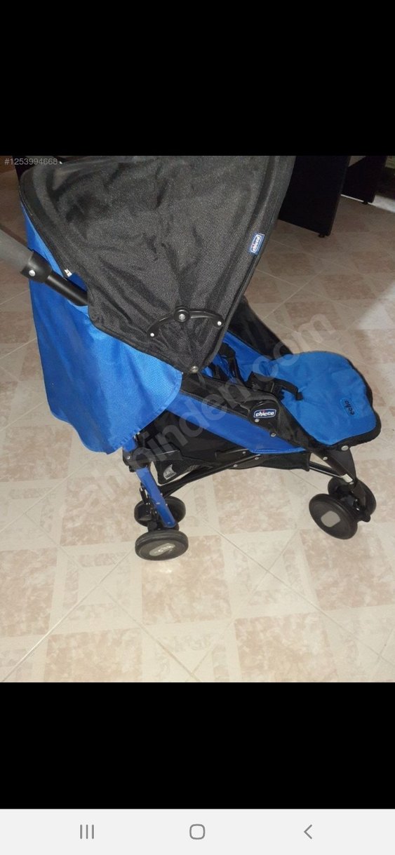 Koyu Mavi Chiccio Bebek Arabası - Görsel 3