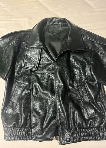 zara viral deri ceket - Görsel 2