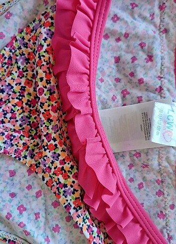 12-13 Yaş Beden çeşitli Renk Kiz çocuk bikini
