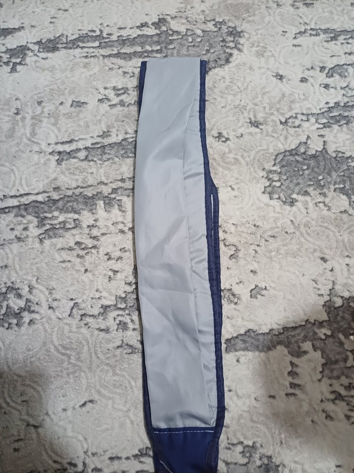 Gri-Mavi Bebek Taşıma Slingi - Görsel 2