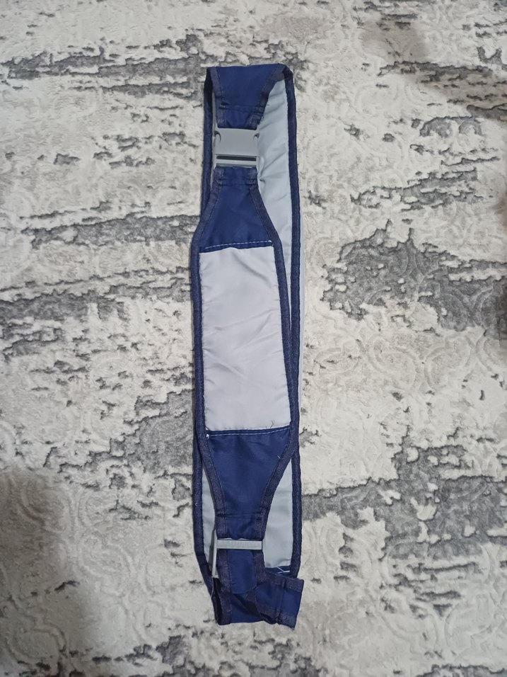 Gri-Mavi Bebek Taşıma Slingi - Görsel 3