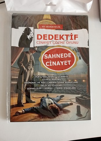 Dedektif Cinayet Çözme Oyunu - Sahnede Cinayet