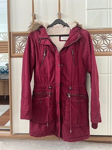 36 Beden bordo Renk Kışlık mont