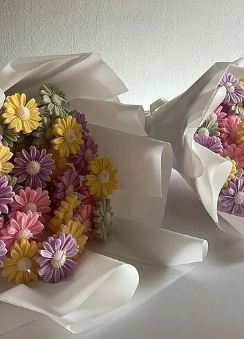 Papatya Silikon Mum Kalıbı - Silikon Kalıp 3 Adet - Görsel 6