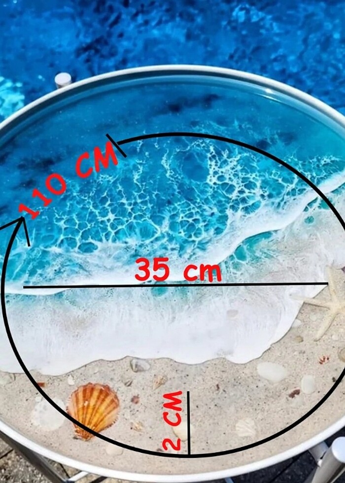 Slikon Sehpa Kalıbı - Epoksi Kalıbı - Görsel 3