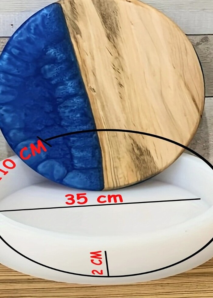 Slikon Sehpa Kalıbı - Epoksi Kalıbı - Görsel 4