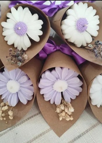 Papatya Mum Kalıbı Çiçek Kalıbı Silikon Kalıp - Görsel 4