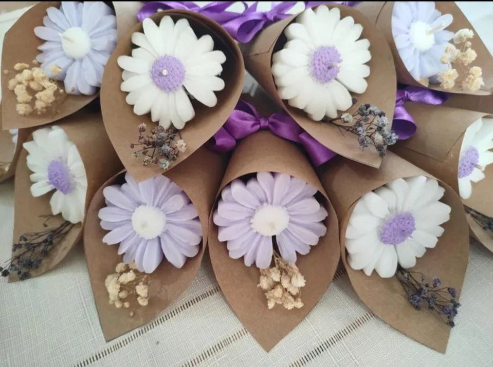 Papatya Mum Kalıbı Çiçek Kalıbı Silikon Kalıp - Görsel 4