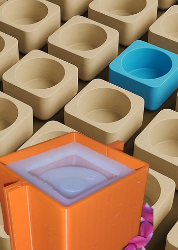 Saksı Kalıbı Vazo Kalıbı Silikon Kalıp - Görsel 4