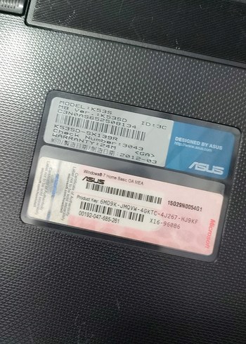 Asus Laptop Dizüstü Bilgisayar PC Temiz - Görsel 6