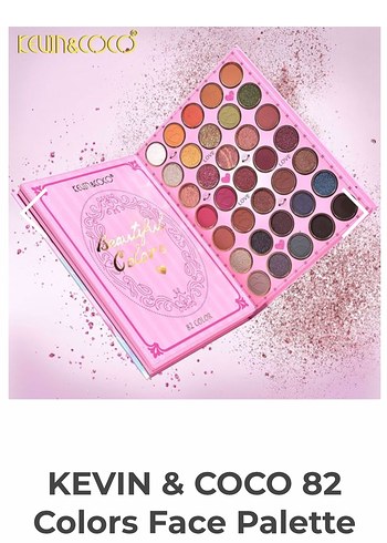 Pastel Pembe 82 Renkli Yüz Paleti - Görsel 5