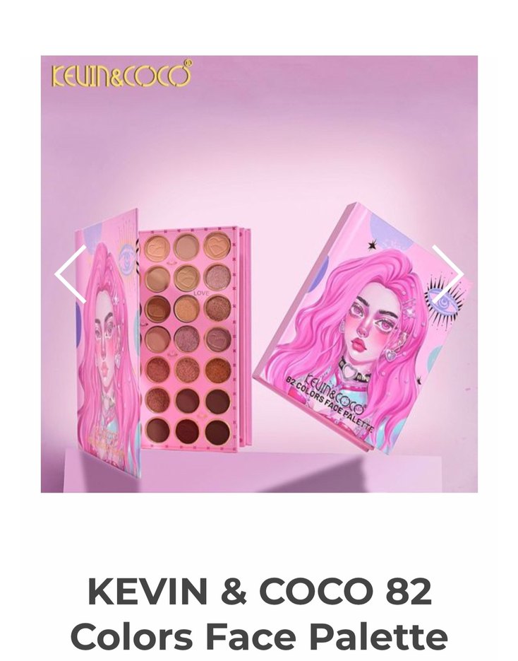 Pastel Pembe 82 Renkli Yüz Paleti - Görsel 4