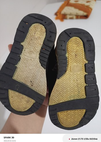 Kız Çocuk Siyah Yılan Desenli Tokalı Spor Ayakkabı - Görsel 5