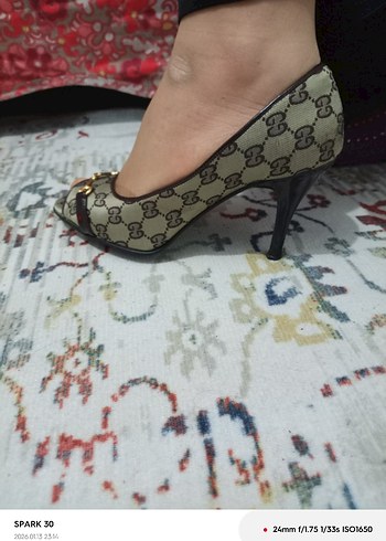 Kahverengi Modern Klasik Kadın Stiletto - Görsel 3