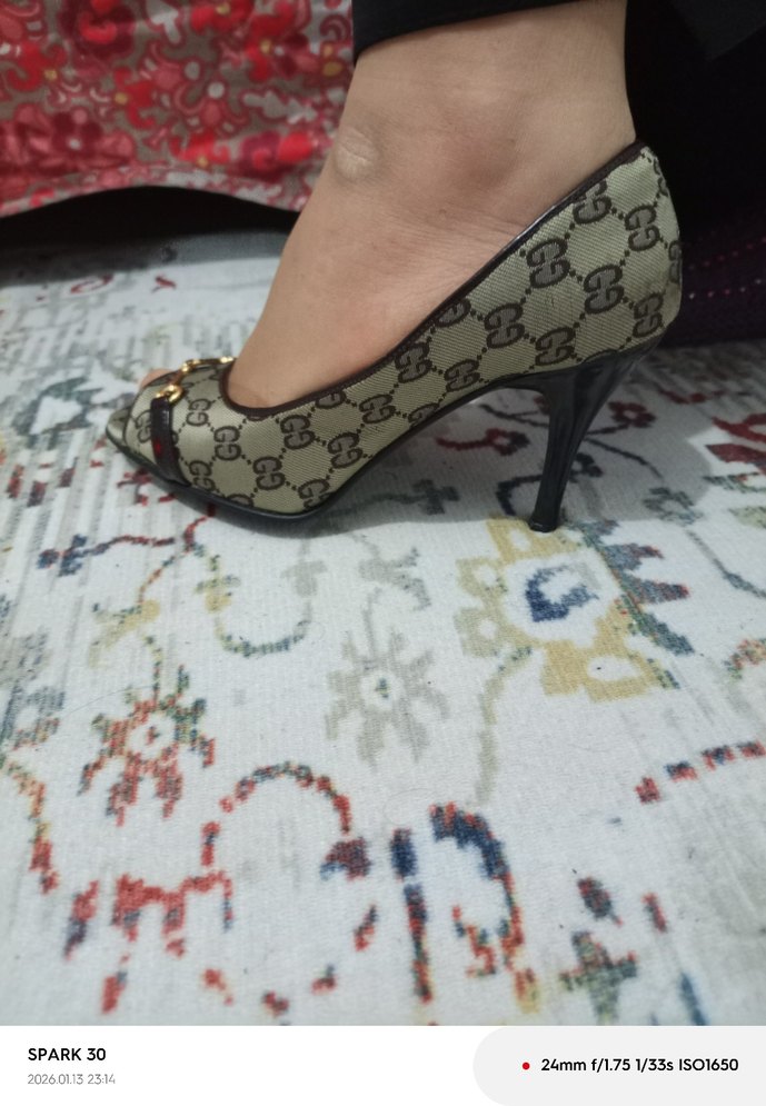 Kahverengi Modern Klasik Kadın Stiletto - Görsel 3