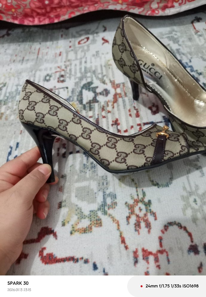 Kahverengi Modern Klasik Kadın Stiletto - Görsel 2