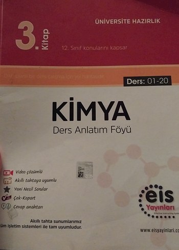 kimya ders anlatım föyü