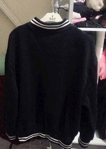 Siyah Uzun Kollu Kadın Ceket - Görsel 3