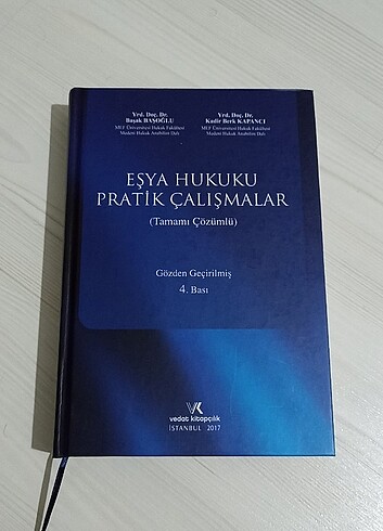 Eşya Hukuku Pratik Çalışmalar (Tamamı Çözümlü)