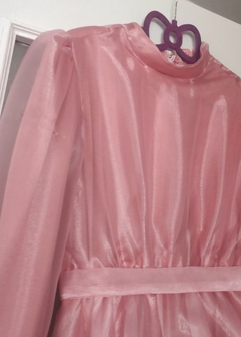 Pembe bride tesettür abiye - Görsel 4