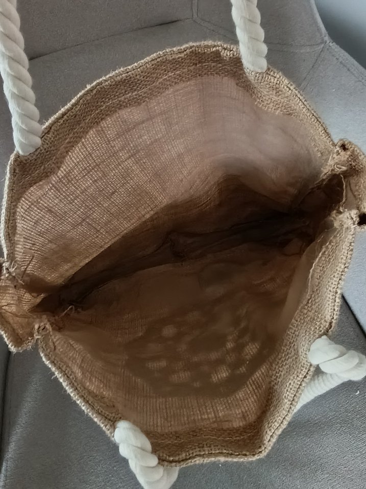 Püsküllü Turkuaz Nakışlı Örgü Bohem Çanta - Görsel 3