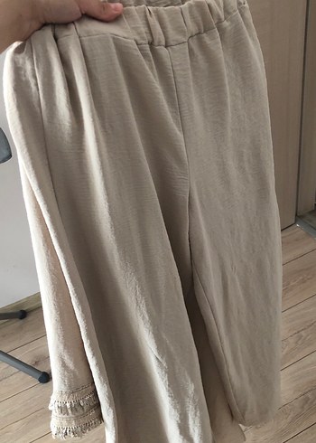 Uzun Kollu Bej Püllu Tunik takım - Görsel 6