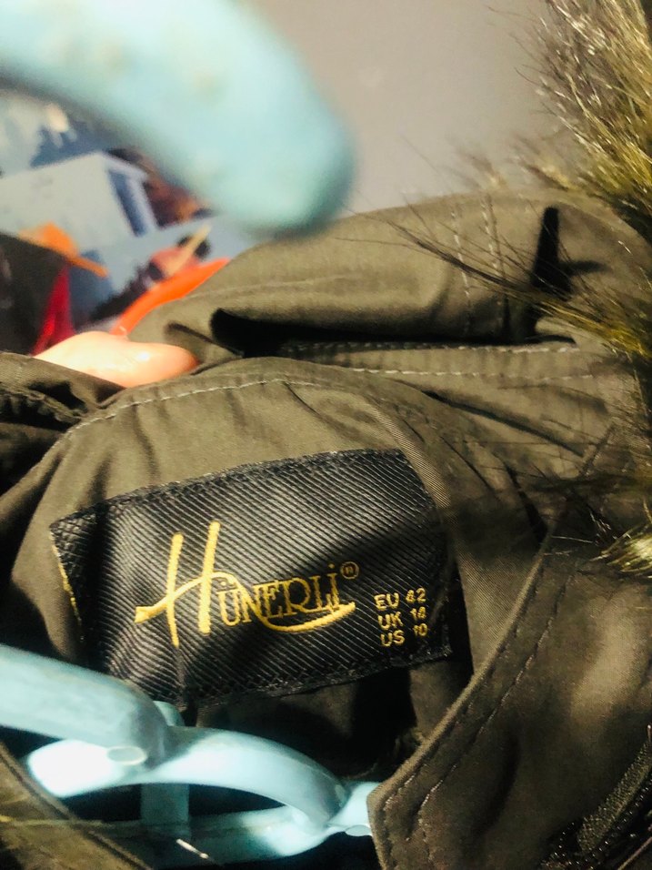 Düğmeli Uzun Gri/haki Kaban - Görsel 4