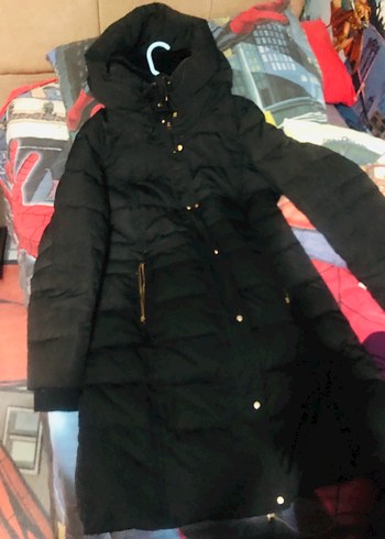 Kürklü Siyah Kadın Kışlık Mont - Görsel 6