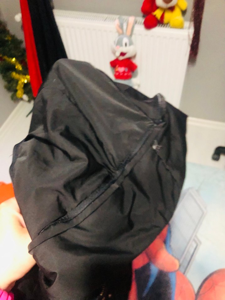 Kürklü Siyah Kadın Kışlık Mont - Görsel 5