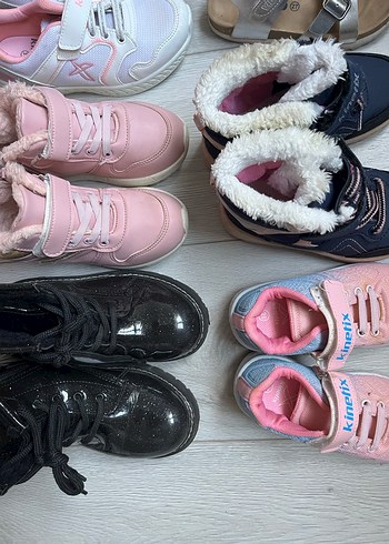 Kız Çocuk Pembe Cırt Cırtlı Spor Ayakkabı - Görsel 2