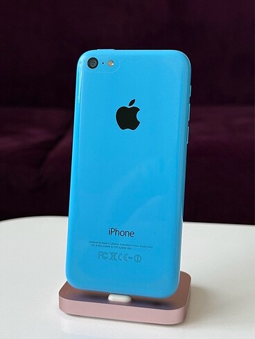 Koleksiyonluk iPhone 5c mavi 16 gb hatasız