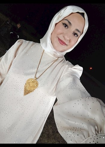 taşlı elbise - Görsel 3