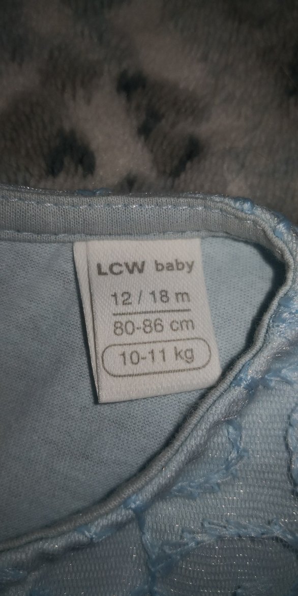 Mavi Dantel Kız Çocuk Elbise - Görsel 4