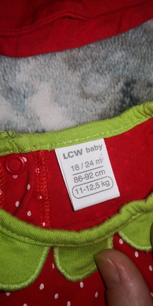 Kız Bebek Karpuz Desenli Fırfırlı Tulumu - Görsel 2