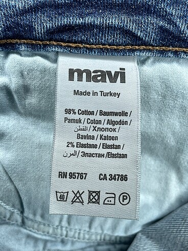 26 Beden çeşitli Renk Mavi Jeans Jean / Kot %70 İndirimli.