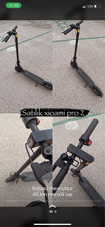 Xioami pro 2. Elektrikli scooter