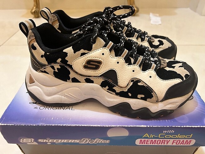 Skechers Leopar Desenli Skechers