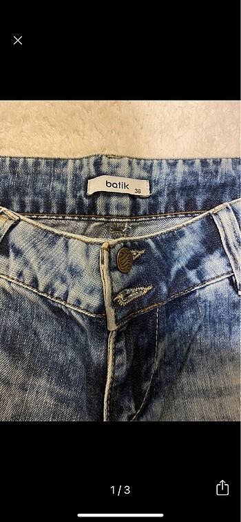 Batik kot jean