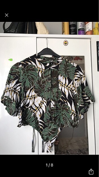 Kimono crop gömlek