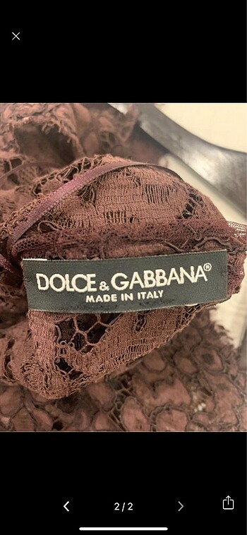 Dolce & Gabbana Fransız danteli bluz