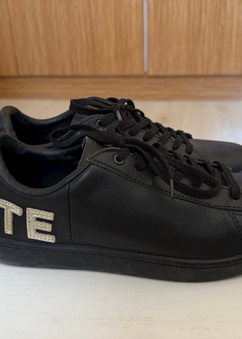 Lacoste Siyah Deri kadın Spor Ayakkabı - Görsel 3