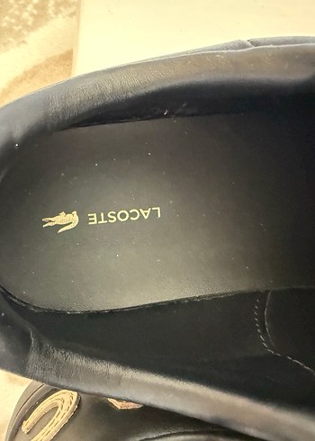 Lacoste Siyah Deri kadın Spor Ayakkabı - Görsel 5