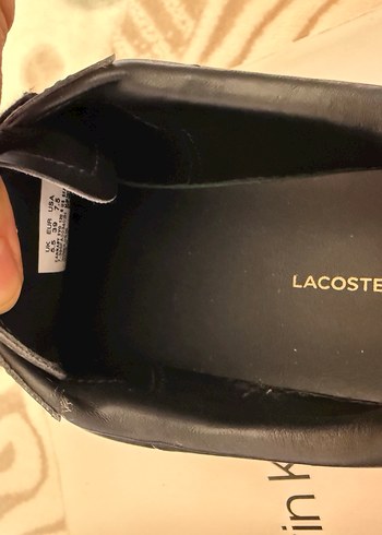 Lacoste Siyah Deri kadın Spor Ayakkabı - Görsel 6