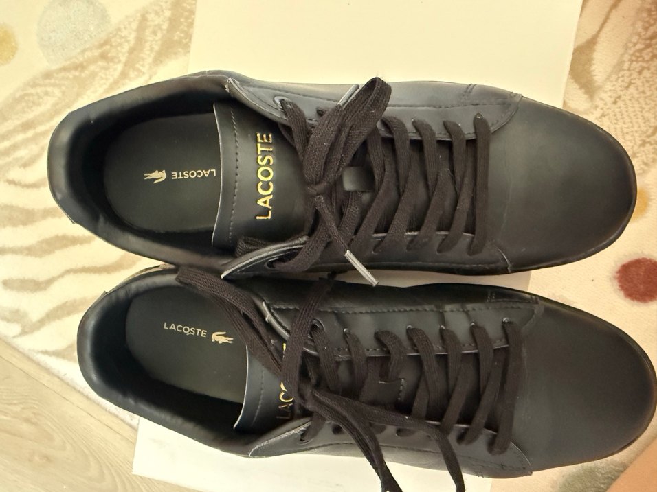 Lacoste Siyah Deri kadın Spor Ayakkabı - Görsel 4