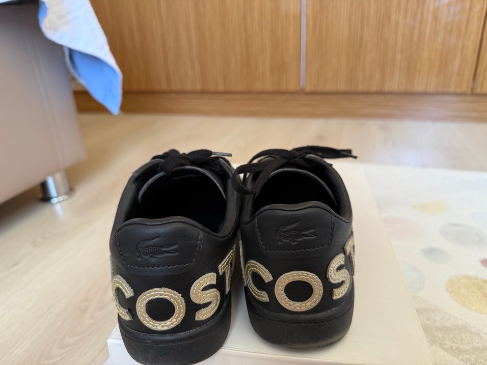 Lacoste Siyah Deri kadın Spor Ayakkabı - Görsel 2