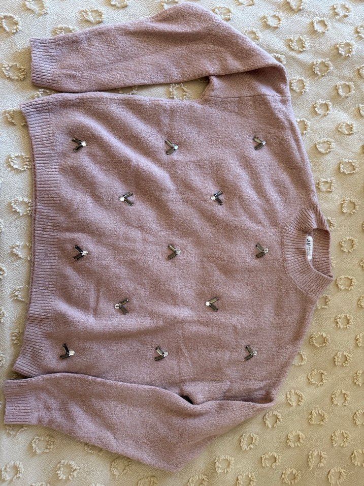 Hm gül kurusu kazak S-M beden - Görsel 2