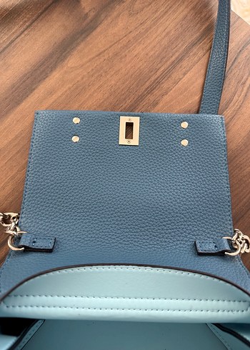 Mavi Deri GUESS Çanta - Görsel 5